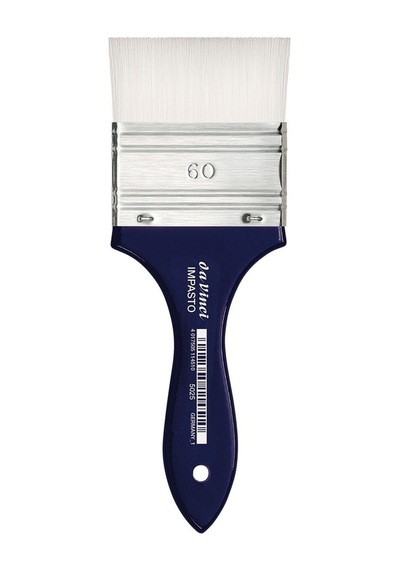 Da Vinci : Impasto Beyaz Sentetik Geniş Düz Uçlu Geniş Yüzey Fırçası : Seri 5025 : No:60