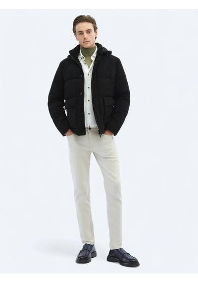 Kip Siyah Regular Fit Casual Dokuma Mont Siyah