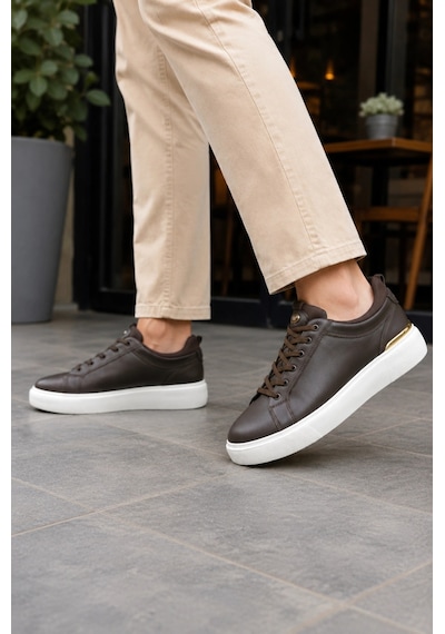 Ht Hotin Lynx Erkek Günlük Sneaker Bağcıklı Rahat Tabanlı Şık Casual Spor Ayakkabı - Kahverengi Ht Hotin Lynx Erkek Günlük Sneaker Bağcıklı Rahat Tabanlı Şık Casual Spor Ayakkabı - Kahverengi