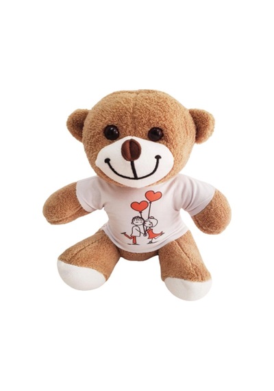 Sevimli Peluş Tişörtlü 25 Cm Hediye Seçeneği Çok renkli
