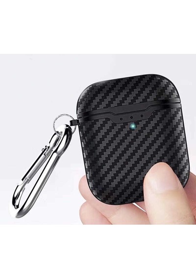 Lexroo Apple AirPods Uyumlu Kılıf Airbag 04 Silikon - Kahverengi