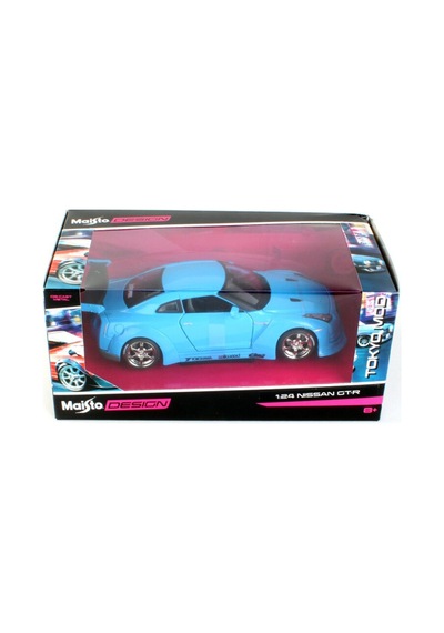1:24 Ölçekli Nissan Gt-r Mavi Model Araba