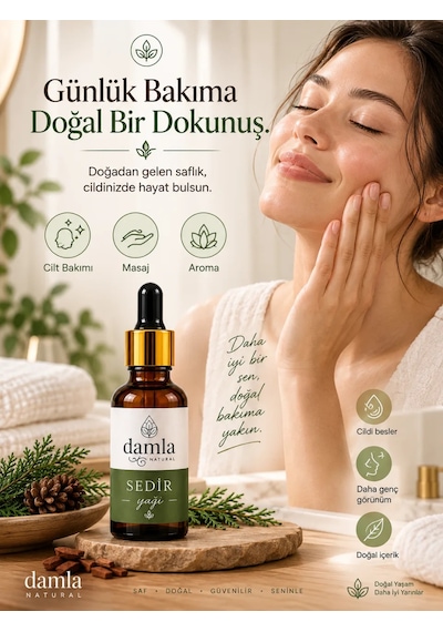 Biodamla Natural Sedir Yağı 20 Ml