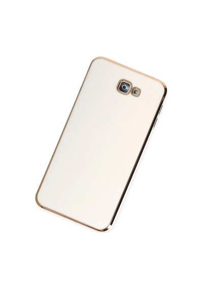 Flzdgnkr Newface Samsung Galaxy J7 Prime Kılıf Volet Silikon - Beyaz