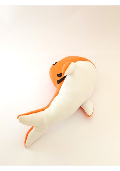 Joytoytr Peluş Balina Balığı Oyuncak 35 Cm Oyun Arkadaşı Yerli Üretim Turuncu