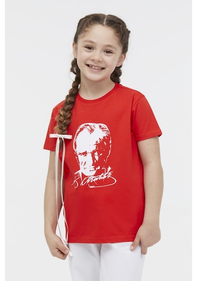 Lumberjack Ul 11ata01 4fx Kırmızı Unisex Çocuk Kısa Kol T-shirt 000000000101924307 Kırmızı
