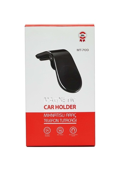 Mıknatıslı Araç Telefon Tutacağı Siyah Mt-70d 2 Mixed