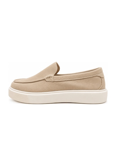 Lufian 111230309 Zayn Sneaker Erkek Deri Ayakkabı Bej