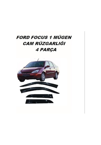 Ford Focus 1 Sedan Cam Rüzgarlığı Kutulu Gönderim - Lazer Kesim