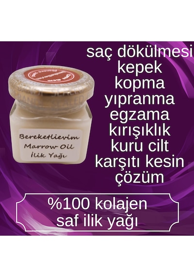 Bereketli Evim İlik Yağı Doğal Kolajen, Saf İlik Yağı 3 x 40 ML