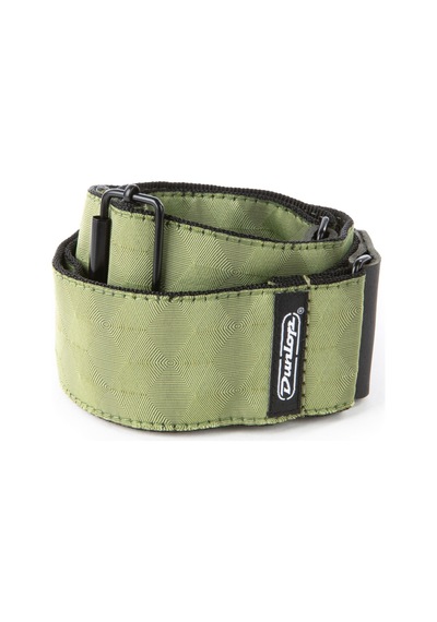 Jim Dunlop D6710 Jacquard Hexagon Echo Olive Gitar Askısı