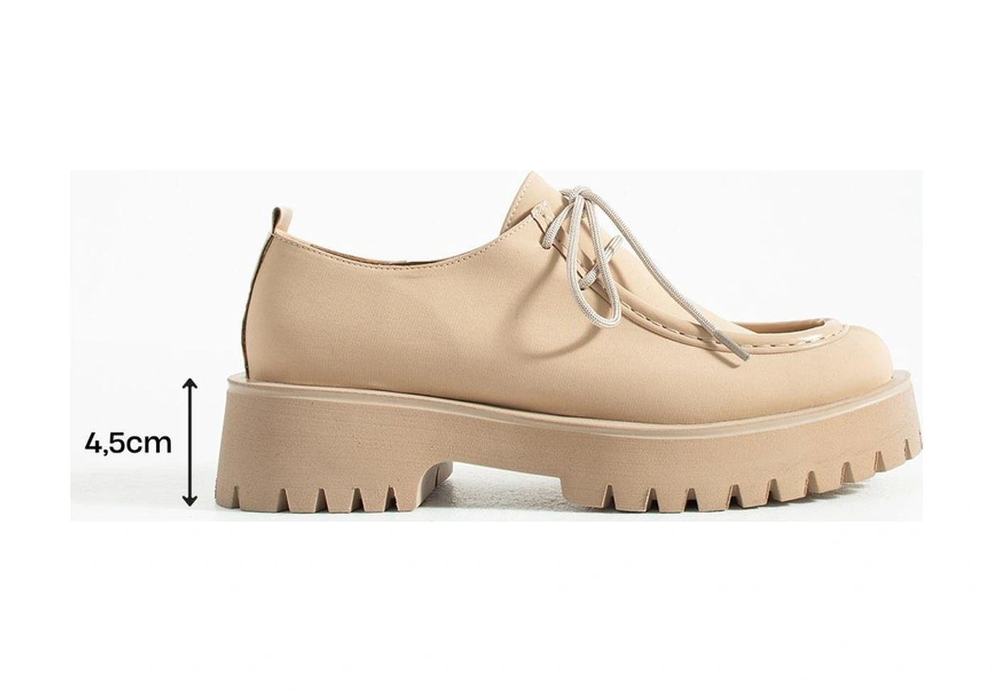 Kadın Yüksek Taban Loafer Arden - Bej Bej