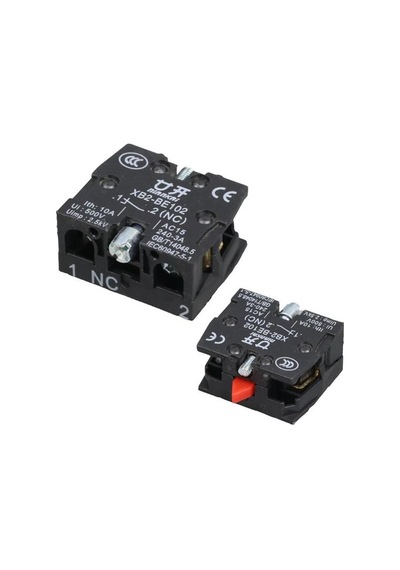 Lay5-be102 22 Mm Kontak Blok No Kırmızı