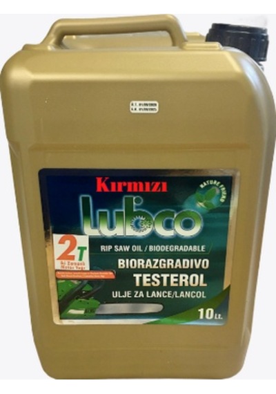 Lubco 2 Zamanlı 2-T Kırmızı Motosiklet Testere Bıçkı Yağı 10 L