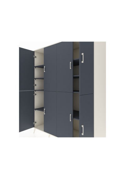 Kronos Gardrop 8 Raflı 8 Kapaklı 176x59x221 Aytaşı-antrasit Antrasit Kronos Gardrop 8 Raflı 8 Kapaklı 176x59x221 Aytaşı-antrasit Antrasit
