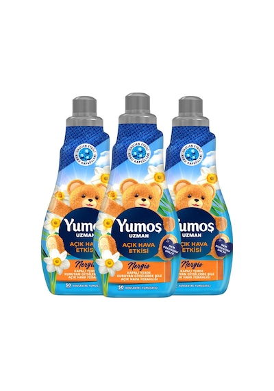 Yumoş Extra Açık Hava Etkisi Nergis Çamaşır Yumuşatıcısı 3 x 1200 ML