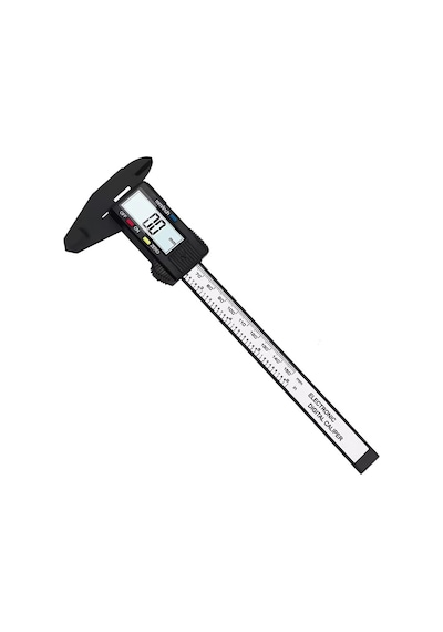 Karbon Fiber Dijital Göstergeli Kumpas 150mm Kalınlık Ölçer
