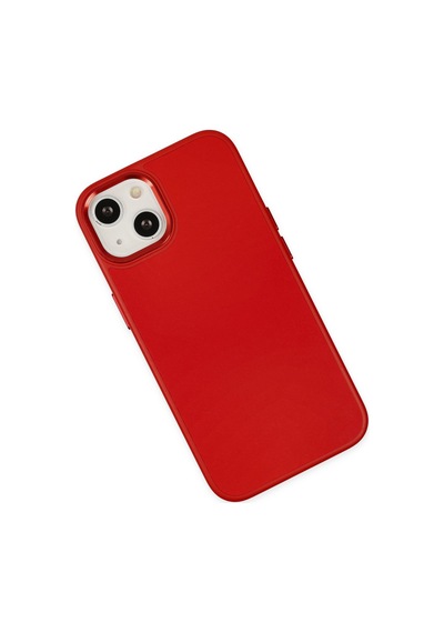 Apple iPhone Uyumlu 14 Plus Kılıf Asya Deri Silikon - Kırmızı Bzsxx00 1