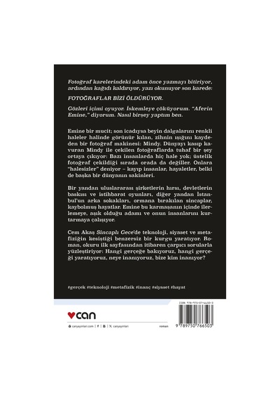 Sincaplı Gece - Cem Akaş -  Can Yayınları