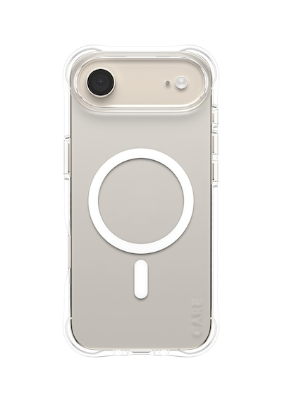 Care By Panzerglass Fashionable Apple Uyumlu iPhone Air Samba Transparent Beyaz Magsafe Kılıf