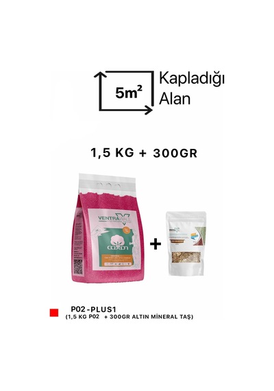 Ipek Sıva Duvar Boyası Pembe P02-Plus1 1,5-Pembe
