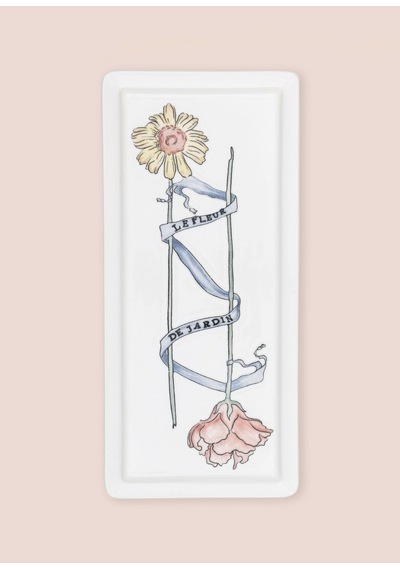 The Mia Luv Dikdörtgen Servis 35x16 Cm Çok Renkli