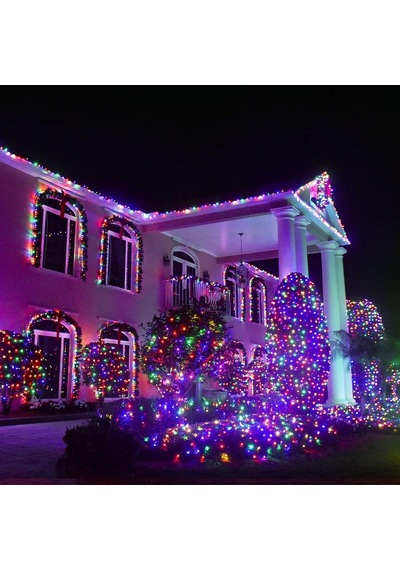 Technosmart Solar 200 Ledli Rgb Işık 22 Metre Bahçe Aydınlatma Dekorasyon Güneş Enerjili Led Diğer