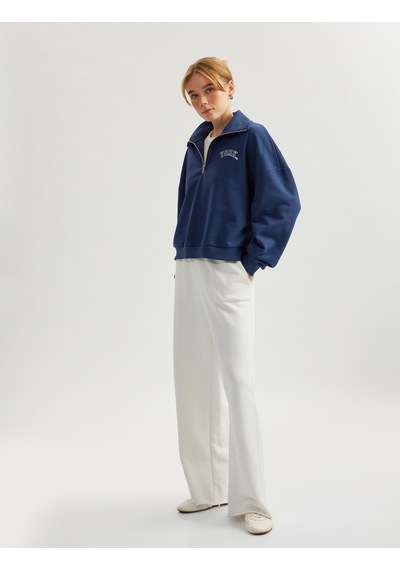 Koton Üç İplik Uzun Kollu Dik Yaka Yarım Fermuarlı Sweatshirt Lacivert 5sak10175ek Lacivert Koton Üç İplik Uzun Kollu Dik Yaka Yarım Fermuarlı Sweatshirt Lacivert 5sak10175ek Lacivert