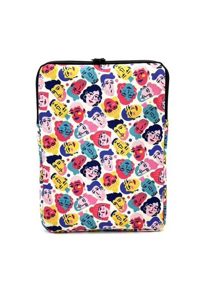 Differ 15,6 inç Rengarenk İnsan-People Desenli Apple Uyumlu MacBook /Laptop/Not