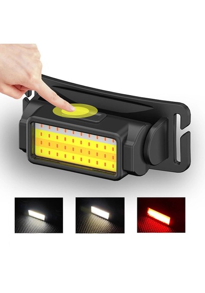 50 Cob Led Kafa Lambası Wt-650 Açık Kırmızı