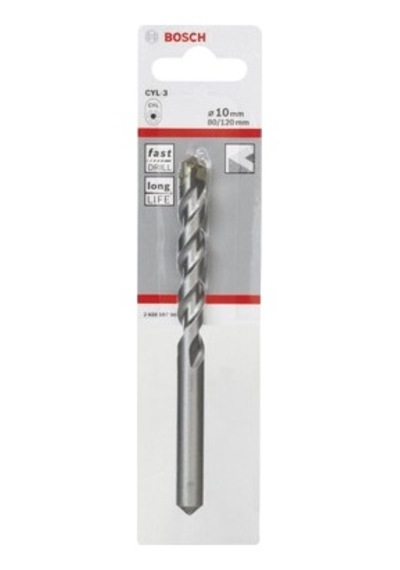 Beton Matkap Ucu 10 X 80 X 120 Mm, Uzun Süreli Kullanım İçin