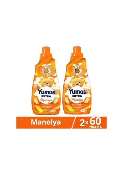 1440 Ml Manolya Aromalı Extra Yumuşatıcı İle 60 Yıkama 100'lü Set