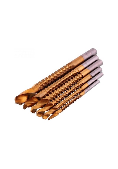 Titanyum Kaplı Hss Havşa Matkap Ucu 4-5-6-7-8Mm 6 Lı Set