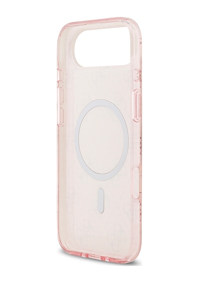 Apple Uyumlu iPhone 17 Air Kılıf Guess Lisanslı M-safeli Iml Baskılı Klasik Logolu 4g Desenli Kapak Pembe Pembe
