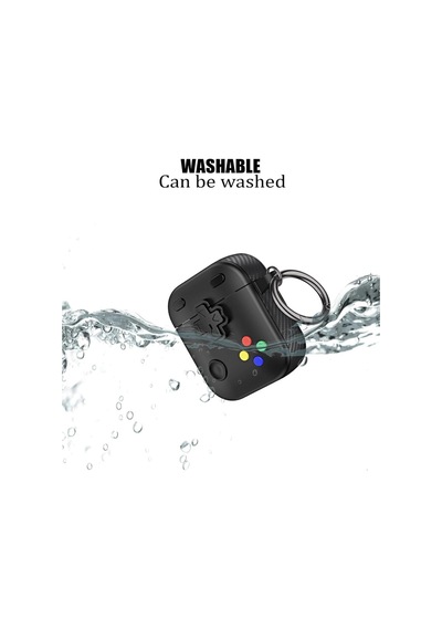 Caseonn Apple Airpods Uyumlu 5 Kılıf Gamepad Tasarımı Kilitli Kapak Yeşil