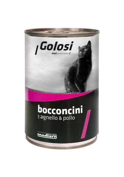 Golosi Kuzu Etli Tavuklu Kedi Konservesi 400 G
