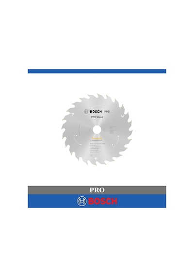Bosch Pro 136x16 Mm 24 Diş Akülü Ahşap Daire Testeresi 2608837667