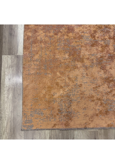 Hoom Rugs Arkaik Plz 11 Kızıl Hardal Etnik Renkli Vintage Makine Halısı Kızıl Kiremit