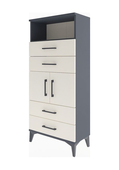 Arges Dolap 2 Raflı 4 Çekmeceli 2 Kapaklı 60x30x134 Antrasit-aytaşı Antrasit Arges Dolap 2 Raflı 4 Çekmeceli 2 Kapaklı 60x30x134 Antrasit-aytaşı Antrasit