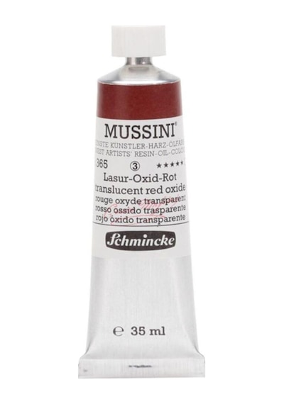 Schmincke Mussini Artist Yağlı Boya 35 ML Seri 3 365 Translucent Red Oxide