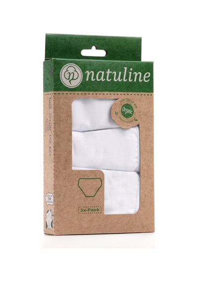 Natuline Kız Çocuk Organik Pamuklu Likralı Külot Summer 6'lı Paket Pembe
