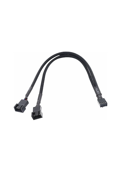 1 To 2 Çoğaltıcı 25cm Fan Uzatma Kablosu Y Tip 4 Pin 3 Pin Bilgisayar Kasa Anakart Ekran Kartı