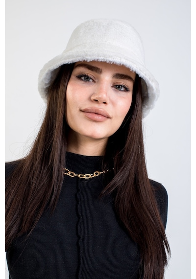 Ladycolor Lady Color Yumuşak Dokulu Bucket Şapka Beyaz