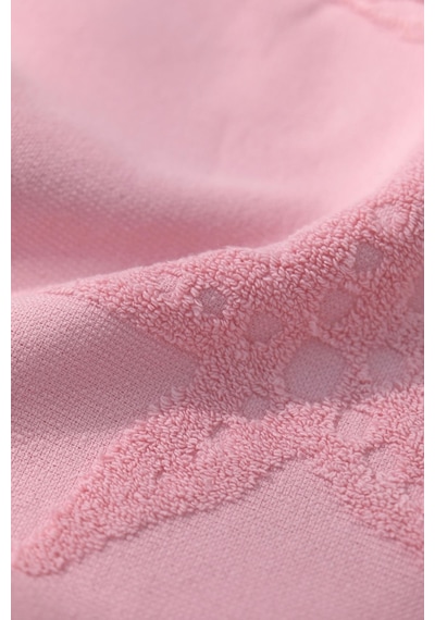 Favora Trend %100 Pamuk Kabartmalı Plaj Havlusu - Pembe