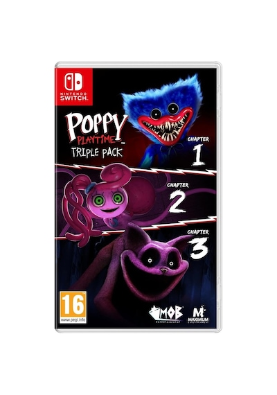 Nintendo Switch Poppy Playtime Triple Pack Korku Ve Bulmaca Oyunları 3'ü 1 Arada