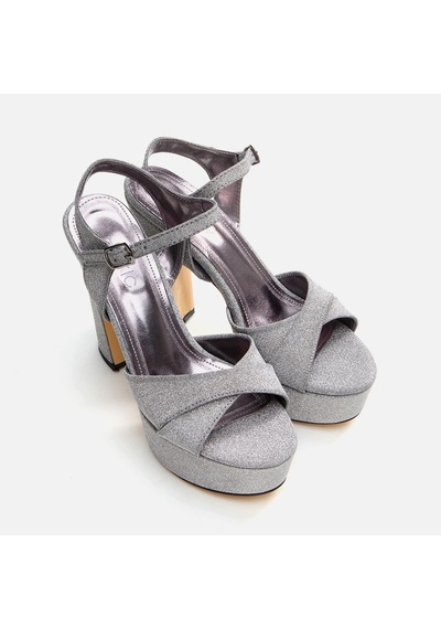 Hotiç Platin Kadın Topuklu Sandalet 01sah286250a530 Platin