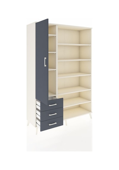 Hyperion Dolap 9 Raflı 3 Çekmeceli 3 Kapaklı 132x44x195 Aytaşı-antrasit/antrasit Antrasıt/antrasıt Hyperion Dolap 9 Raflı 3 Çekmeceli 3 Kapaklı 132x44x195 Aytaşı-antrasit/antrasit Antrasıt/antrasıt