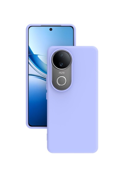 Vivo V50 5g Kılıf Kamera Korumalı Silikon Rubber Arka Kapak Lila