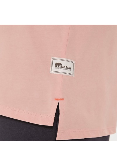 Bad Bear Major Erkek Pembe Yuvarlak Yaka Tişört Pembe