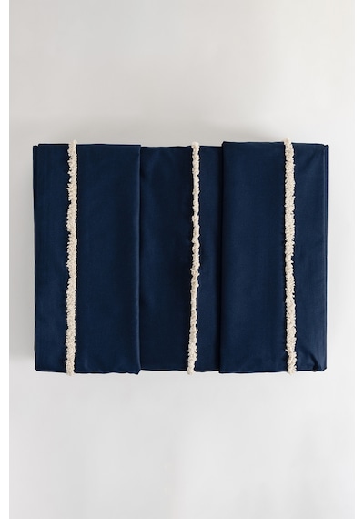 Koza Home Boho Saçaklı Mavi Nevresim Takımı Çift Kişilik 200 X 220 7031a Mavi